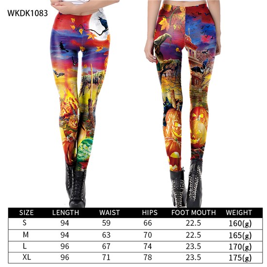 Halloween Women's Printed Leggings Yoga Pants