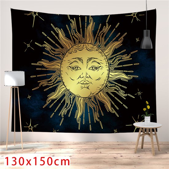 Sun Tapestry Wall Tapestries Wall Hanging for Room Halloween
