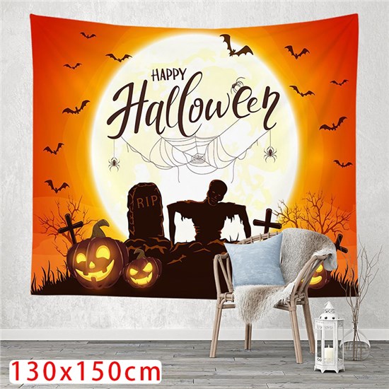 Halloween Tapestry Wall Tapestries Wall Hanging for Room 