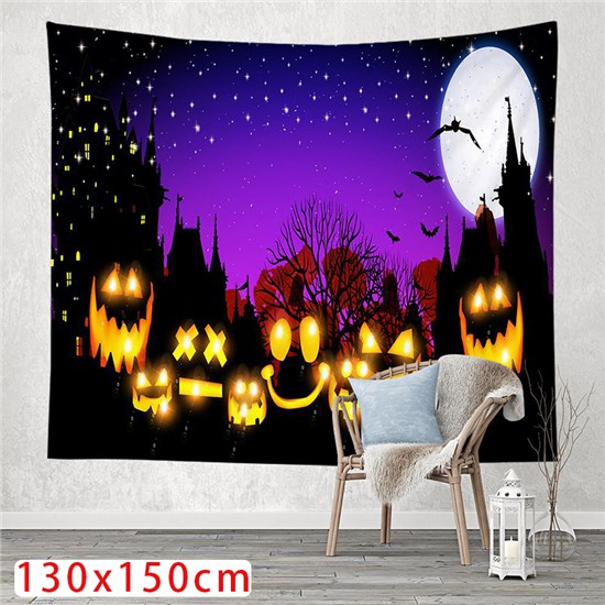 Halloween Tapestry Wall Tapestries Wall Hanging for Room 