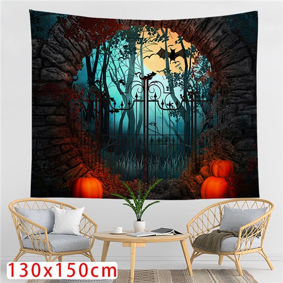 Halloween Tapestry Wall Tapestries Wall Hanging for Room 