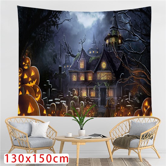 Halloween Tapestry Wall Tapestries Wall Hanging for Room 