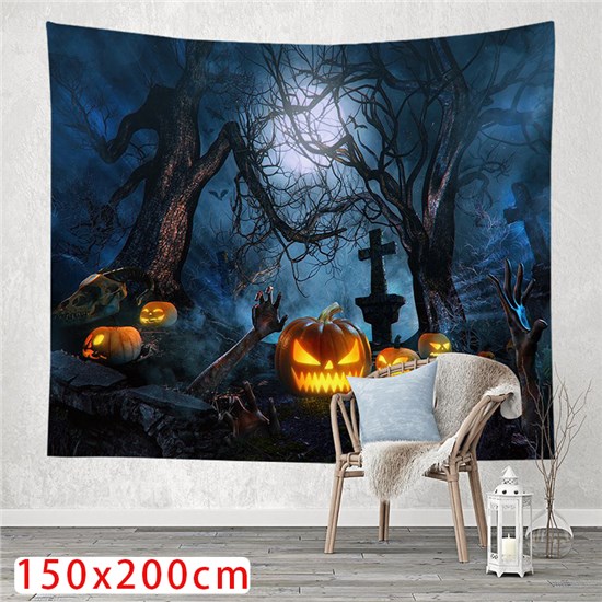 Halloween Tapestry Wall Tapestries Wall Hanging for Room 