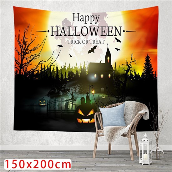 Halloween Tapestry Wall Tapestries Wall Hanging for Room 
