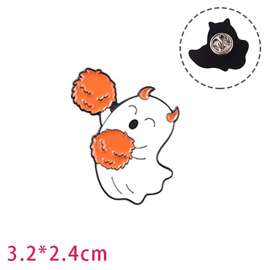 Cute Ghost Halloween Enamel Brooch Pin Badge 