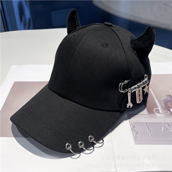 Halloween Little Devil Corner Cap Punk Baseball Cap