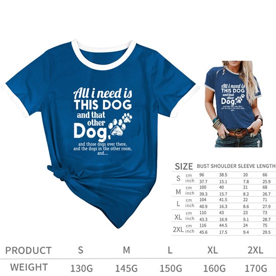 Dog Paw Women T Shirt
