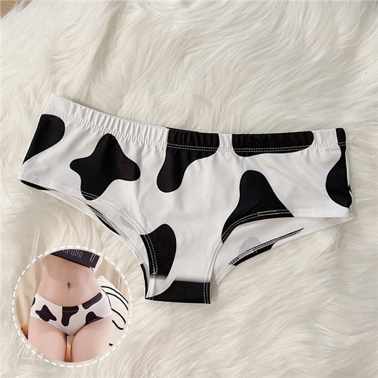 Cow Print Fun Sexy Panty Briefs Underwear 