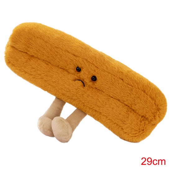 Cute Toast Sliced Bread Stuffed Plush Toy Lovely Cartoon Soft Plush Doll