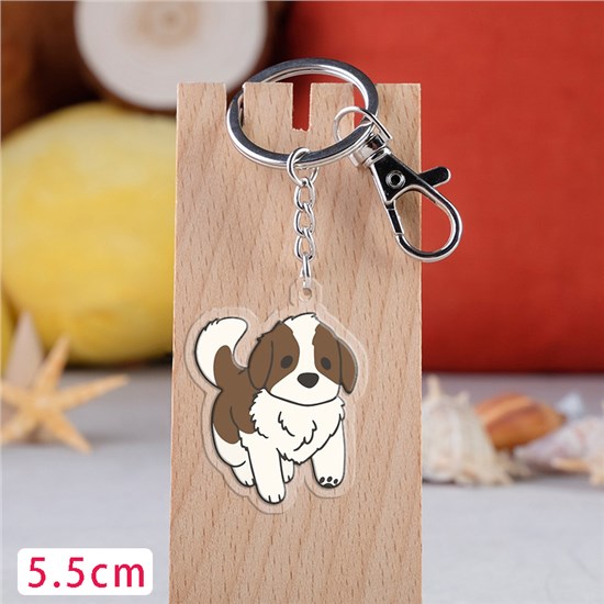 Beagle Dogs Acrylic Keychain Puppy Keychain