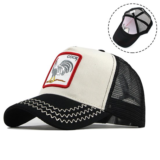 Cock Mesh Baseball Snapback Cap