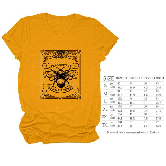 Bee Kind Women Green T Shirt