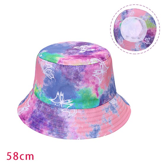 Butterfly Bucket Hat Beach Fisherman Hats Travel Fisherman Cap for Women