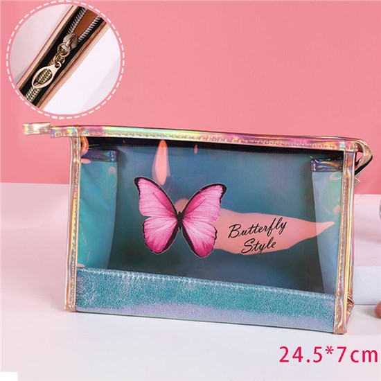 Butterfly Laser Makeup Bag