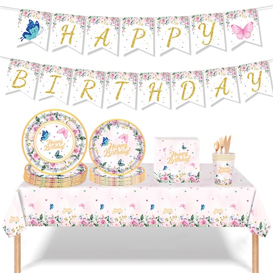 Butterfly Themed Party Supplies,Spring Butterfly Birthday Decorations