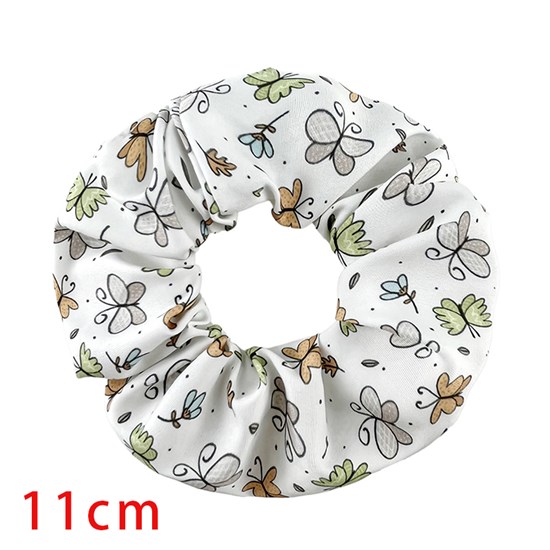Butterfly Print Large Scrunchies Hair Band