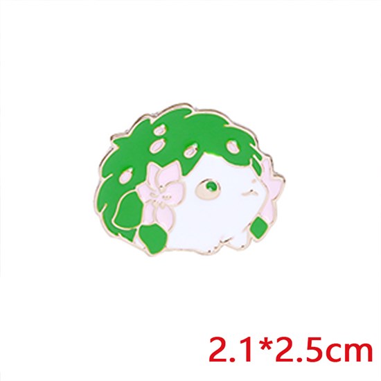 Cute Animal Hedgehog Enamel Pin Brooch