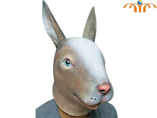 Anime Latex Mask Copslay Rabbit 