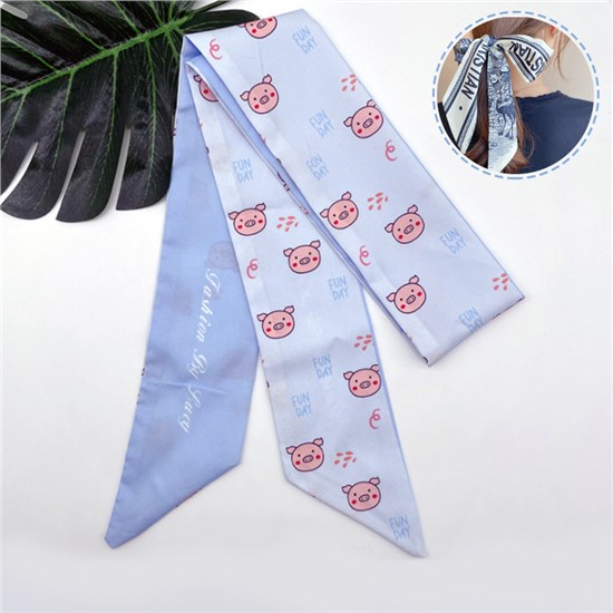 Pig Hair Band Hair Scarf Vintage Accessories for Women Girls
