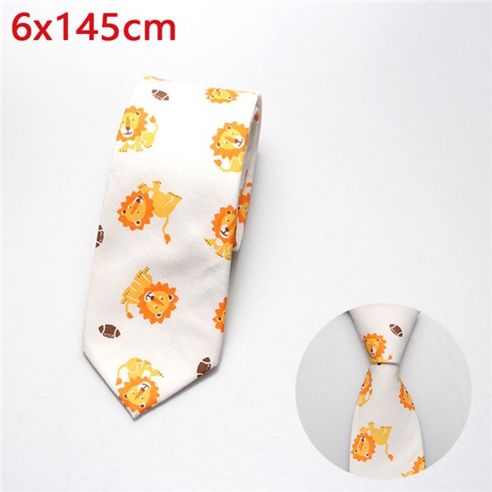 Funny Fashion Cute Lion Necktie Animals Tie 