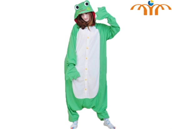 Cartoon Frog Kigurumi Onesie Cosplay Animal Jumpsuit Costume
