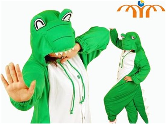 Cartoon Crocodile Kigurumi Onesie Cosplay Animal Jumpsuit Costume