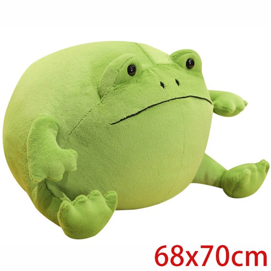 Cute Frog Stuffed Animal Plush Pillow Toy Lovely Cartoon Soft Plush Doll