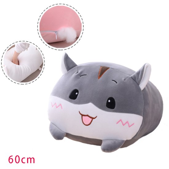 Hamster Stuffed Animal Soft Plush Hugging Pillow Toy Gifts for Kids