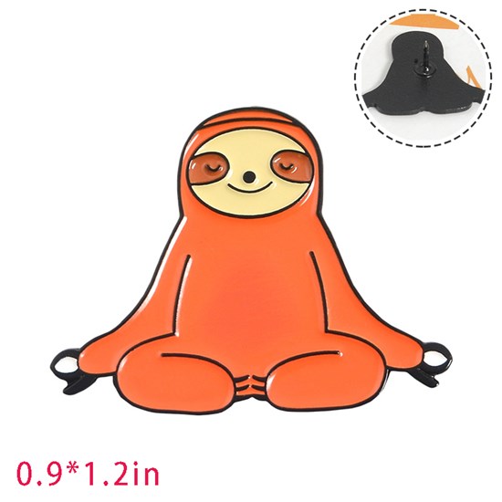 Cute Cartoon Animal Sloth Enamel Pin Brooch