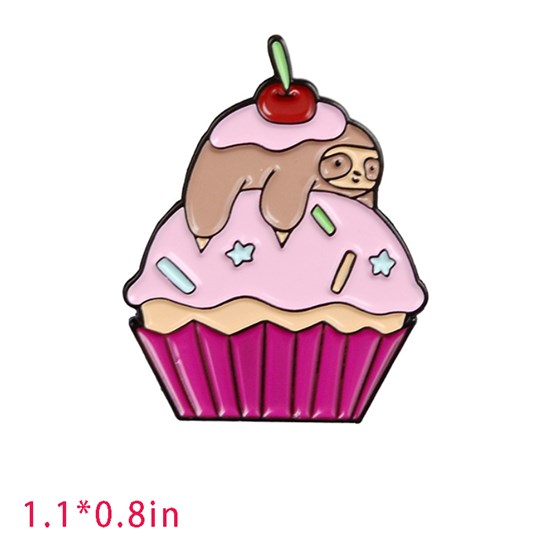 Cute Cartoon Animal Sloth Enamel Pin Brooch