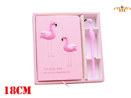 Anime Flamingo Notebook Set