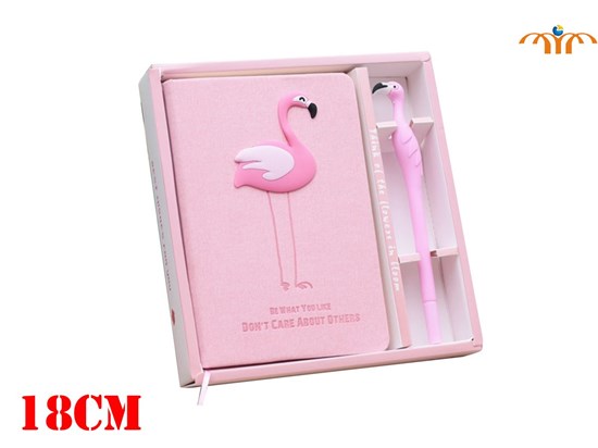 Anime Flamingo Notebook Set