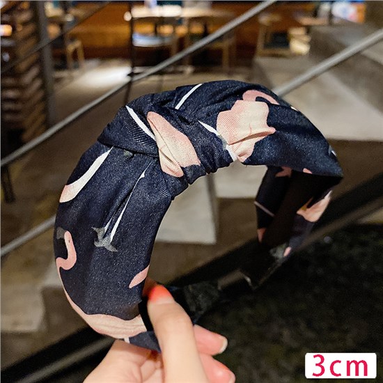 Flamingo Wide Turban Headbands Fabric Hair Hoop