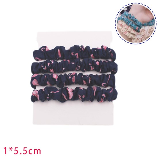 Flamingo Hair Scrunchies Set