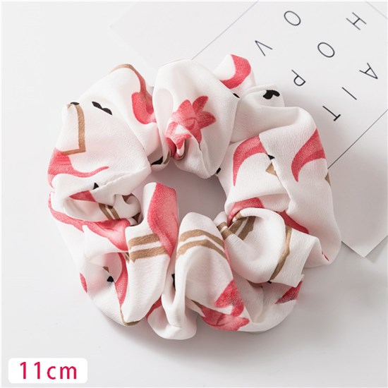 Flamingo Hair Scrunchies