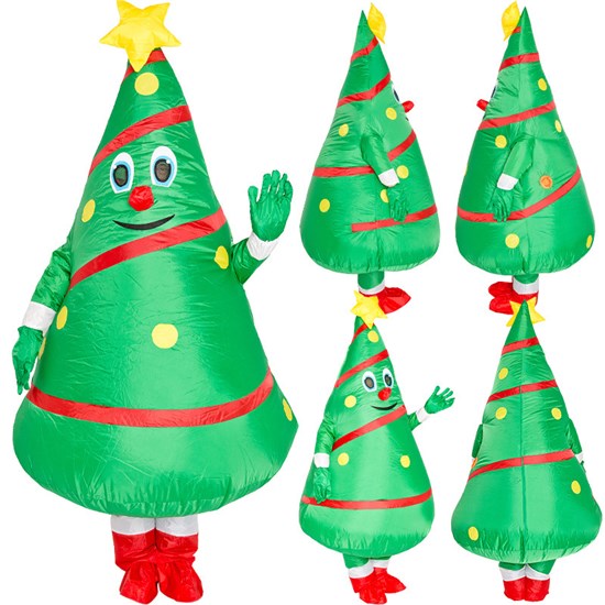 Christmas Tree Adult Inflatable Costume Christmas Blow up Costumes