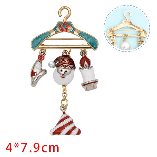 Christmas Brooch Pin Holiday Pin