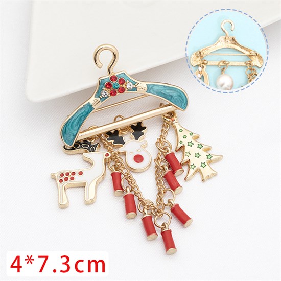 Christmas Brooch Pin Holiday Pin