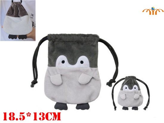 Anime Lovely Cartoon Penguin Penchan Plush Drawstring Bag