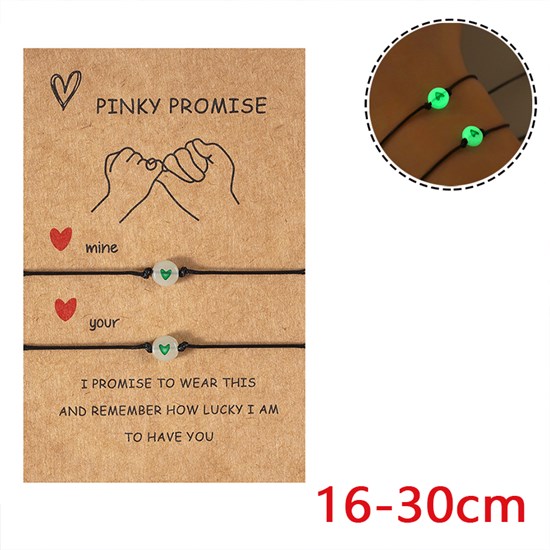 Wish Card Luminous Lovers Bracelet