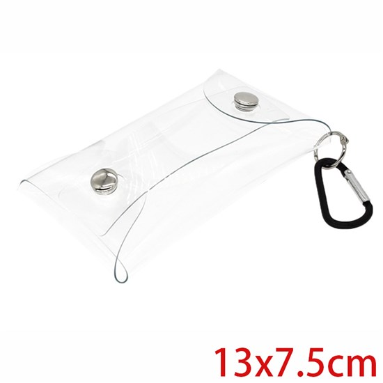 Fashion PVC Clear Storage Bag Keychain