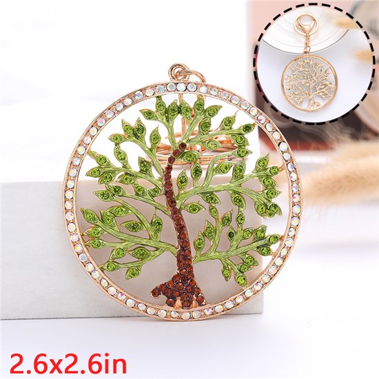 Tree of Life Alloy Keychain Key Ring Jewelry