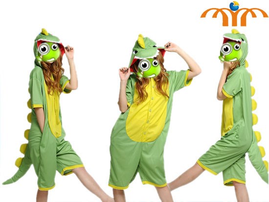Cartoon Dinosaur Summer Kigurumi Onesie Cosplay Animal Jumpsuit Costume