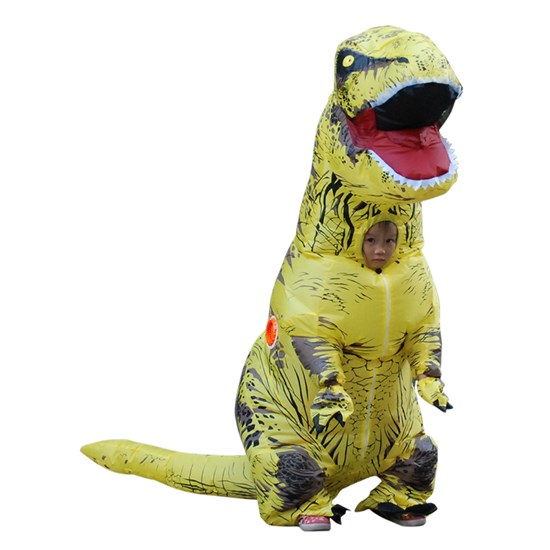 Dinosaur Child Inflatable Costume T-Rex Fancy Dress Halloween Blow up Costumes