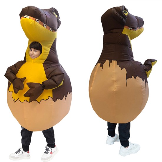 Dinosaur Egg Child Inflatable Costume T-Rex Fancy Dress Halloween Blow up Costumes