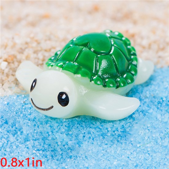 Turtle Resin Figurines Cute Sea Animal Figure Toy