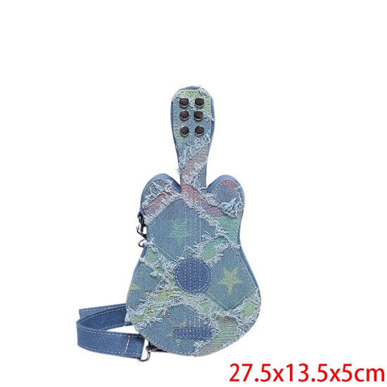 Guitar Shaped Shoulder Bag