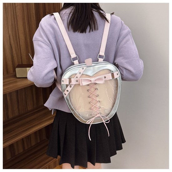 Punk PU Backpack Anime Apple Ita Bag