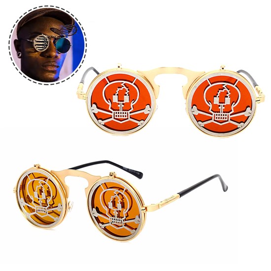 Halloween Pumpkin Adjustable Wrap Strand Rope Bracelet With Wish Card 