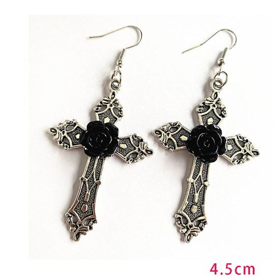 Punk Fashion Cross Earrings